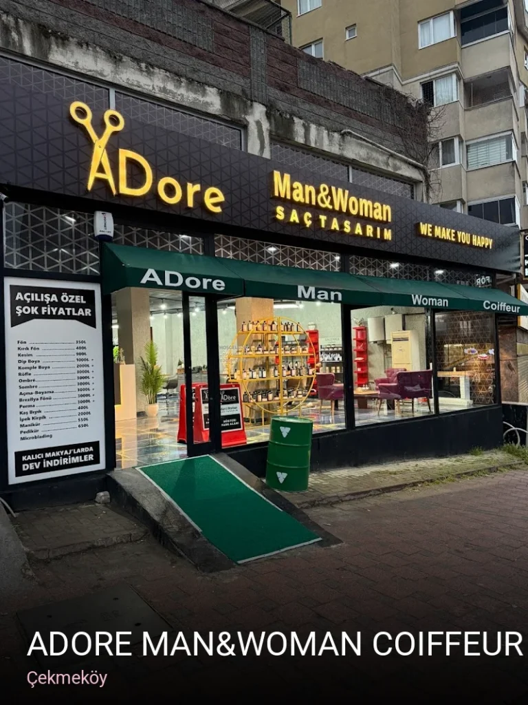 Çekmeköy ADore Man&Woman Coiffeur — Saç Bakımı, Keratin