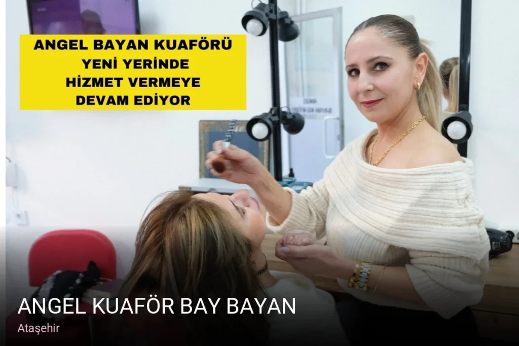 Ataşehir Angel Kuaför Bay Bayan — Saç Bakımı, Keratin, Manikür