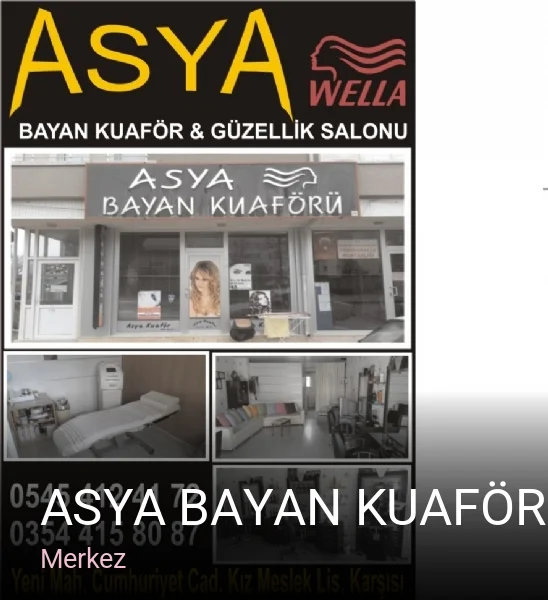 Merkez ASYA BAYAN KUAFÖRÜ — Manikür, Pedikür, Cilt Bakımı