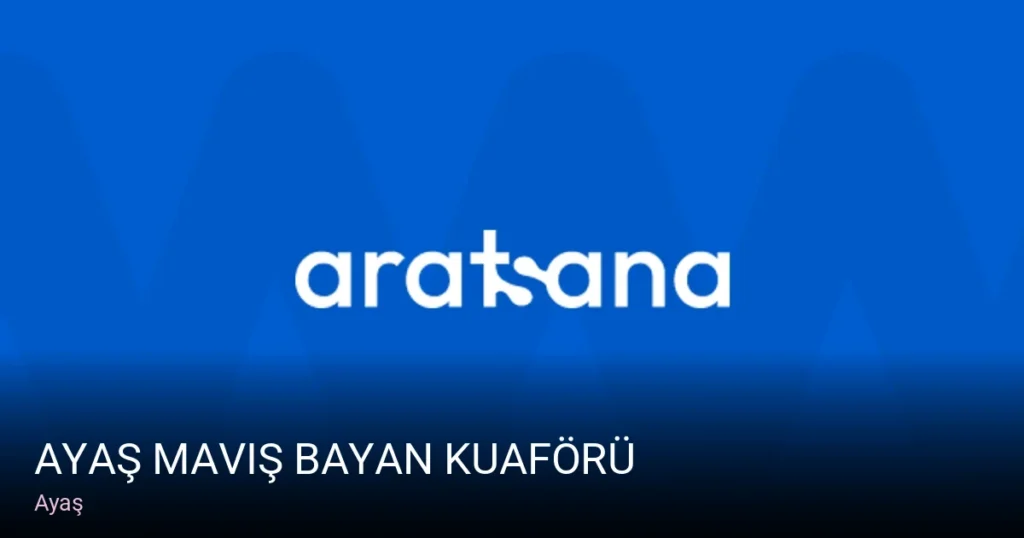 Ayaş Ayaş Maviş Bayan Kuaförü — Saç Bakımı, Keratin