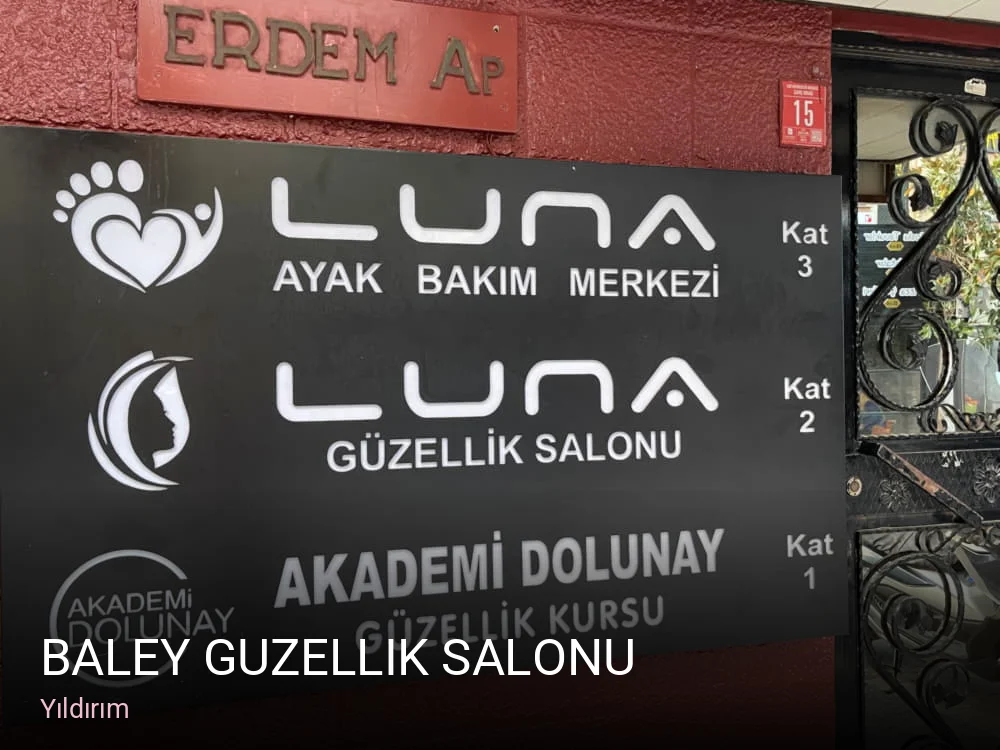 Yıldırım BALEY GUZELLIK SALONU — Manikür, Pedikür, Cilt Bakımı