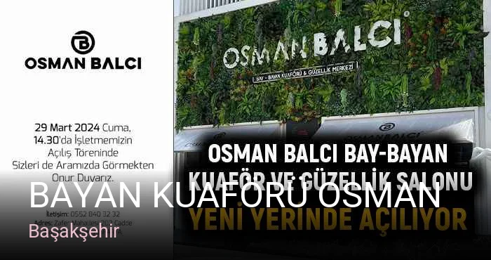 Başakşehir Bayan kuaförü OSMAN — Saç Bakımı, Keratin