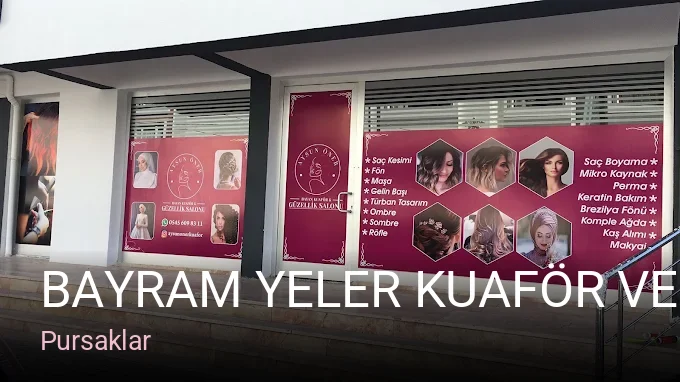 Pursaklar Bayram Yeler Kuaför ve Güzellik Salonu — Manikür, Pedikür, Cilt Bakımı