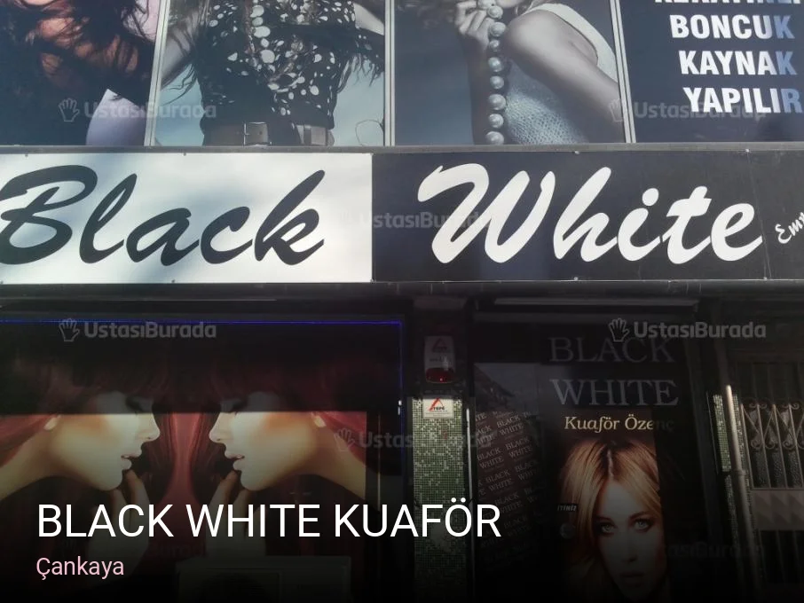 Çankaya Black White Kuaför — Saç Bakımı, Keratin