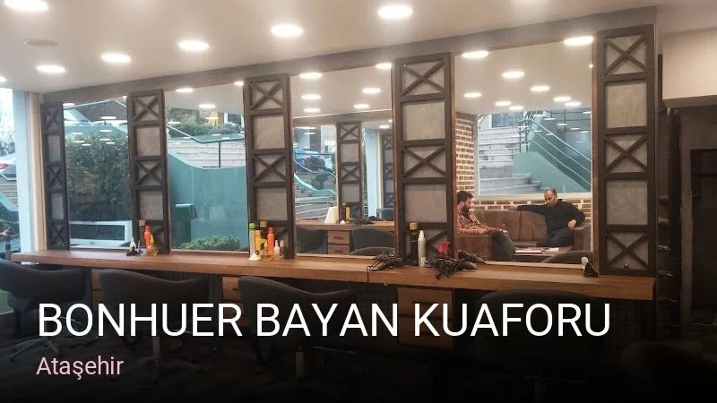 Ataşehir Bonhuer Bayan Kuaforu — Saç Bakımı, Keratin