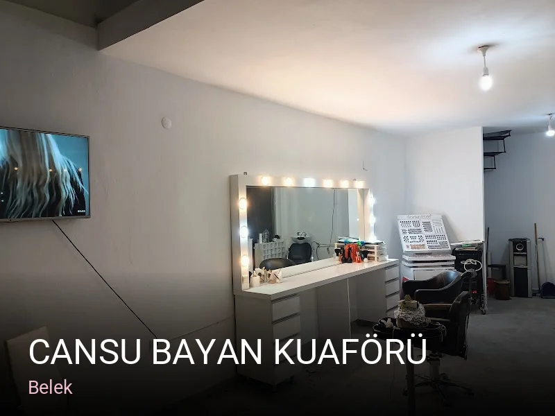 Belek Cansu Bayan Kuaförü — Saç Bakımı, Keratin