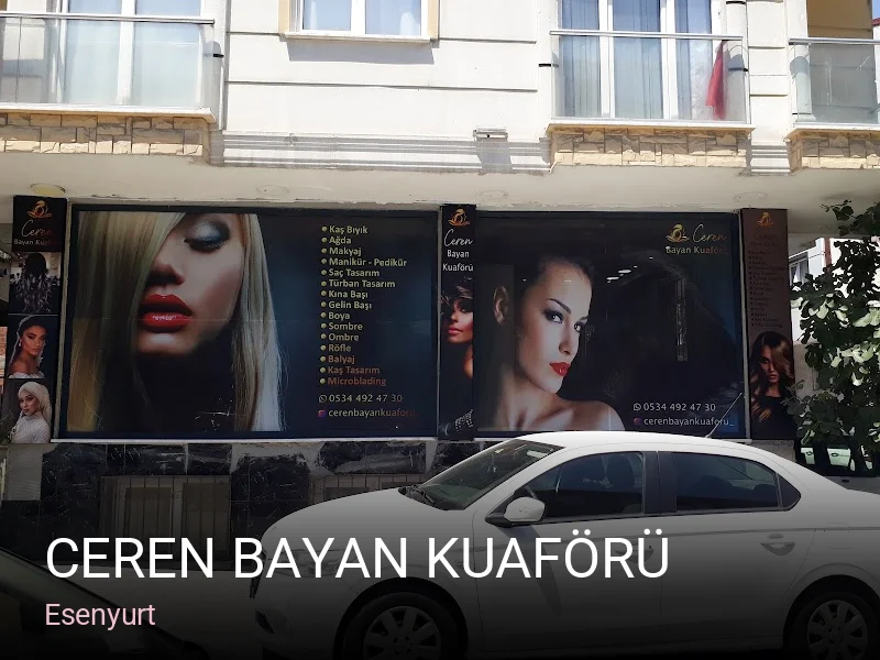 Esenyurt Ceren Bayan Kuaförü — Saç Bakımı, Keratin