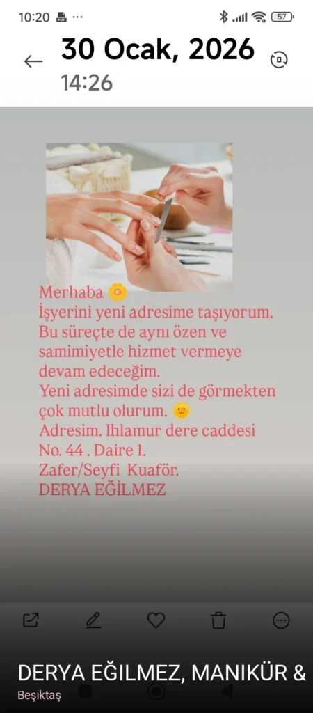 Beşiktaş Derya Eğilmez, Manikür & Pedikür — Saç Bakımı, Keratin, Manikür