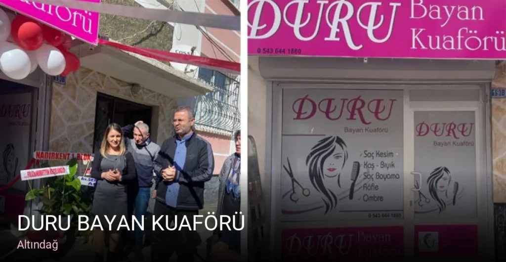 Altındağ Duru Bayan Kuaförü — Saç Bakımı, Keratin