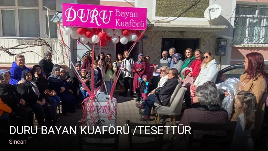 Sincan Duru Bayan Kuaförü /Tesettūr — Saç Bakımı, Keratin