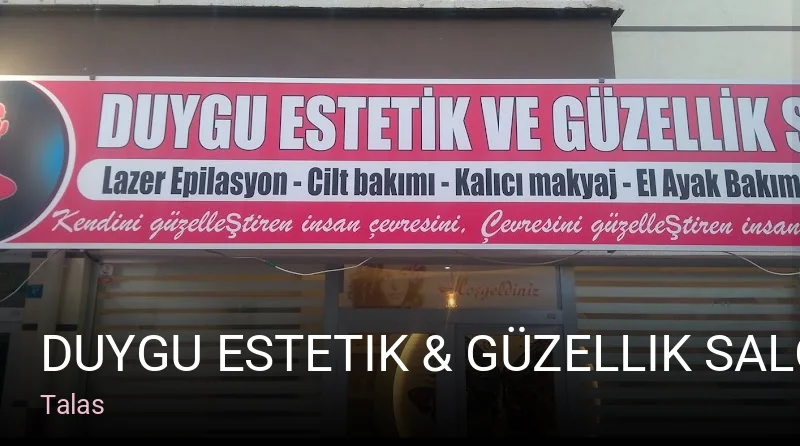 Talas Duygu Estetik & Güzellik Salonu — Manikür, Pedikür, Cilt Bakımı