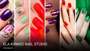 Odunpazarı Ela Kırmızı Nail Studio — Pedikür