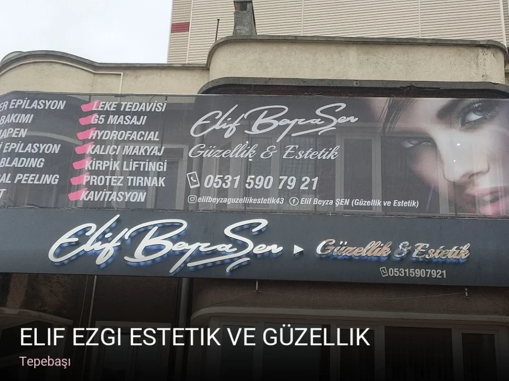 Tepebaşı Elif Ezgi Estetik Ve Güzellik — Manikür, Pedikür, Cilt Bakımı