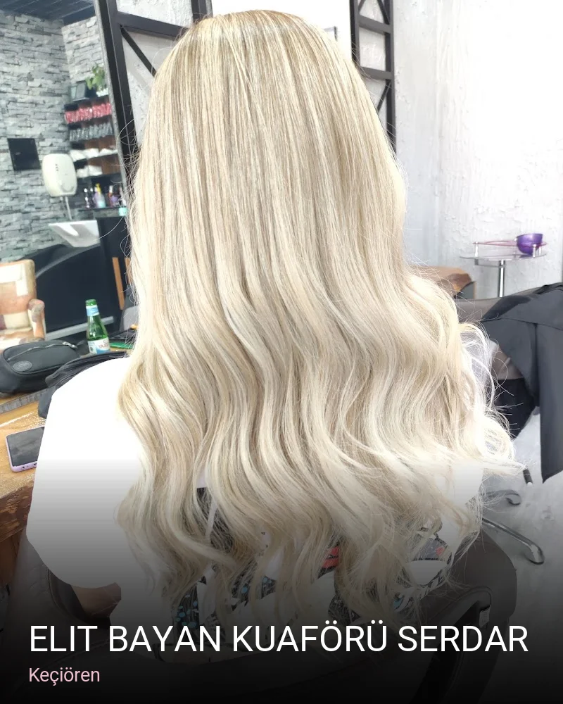 Keçiören Elit Bayan Kuaförü Serdar — Saç Bakımı, Keratin, Manikür