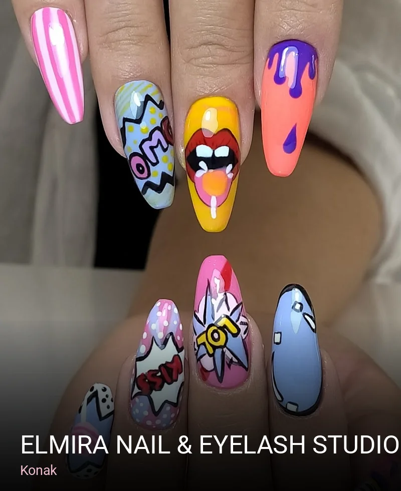 Konak Elmira Nail & Eyelash Studio — Manikür, Pedikür, Cilt Bakımı