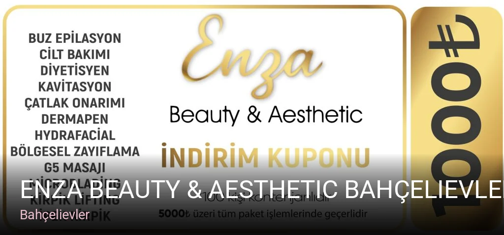 Bahçelievler Enza Beauty & Aesthetic Bahçelievler — Manikür, Pedikür, Cilt Bakımı