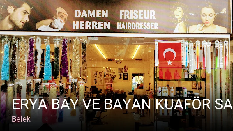 Belek ERYA BAY VE BAYAN KUAFÖR SALONU — Saç Bakımı, Keratin, Manikür