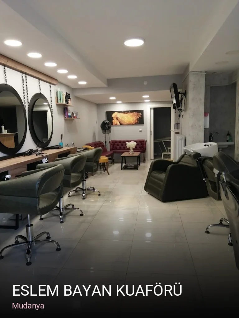 Mudanya Eslem Bayan Kuaförü — Saç Bakımı, Keratin, Manikür