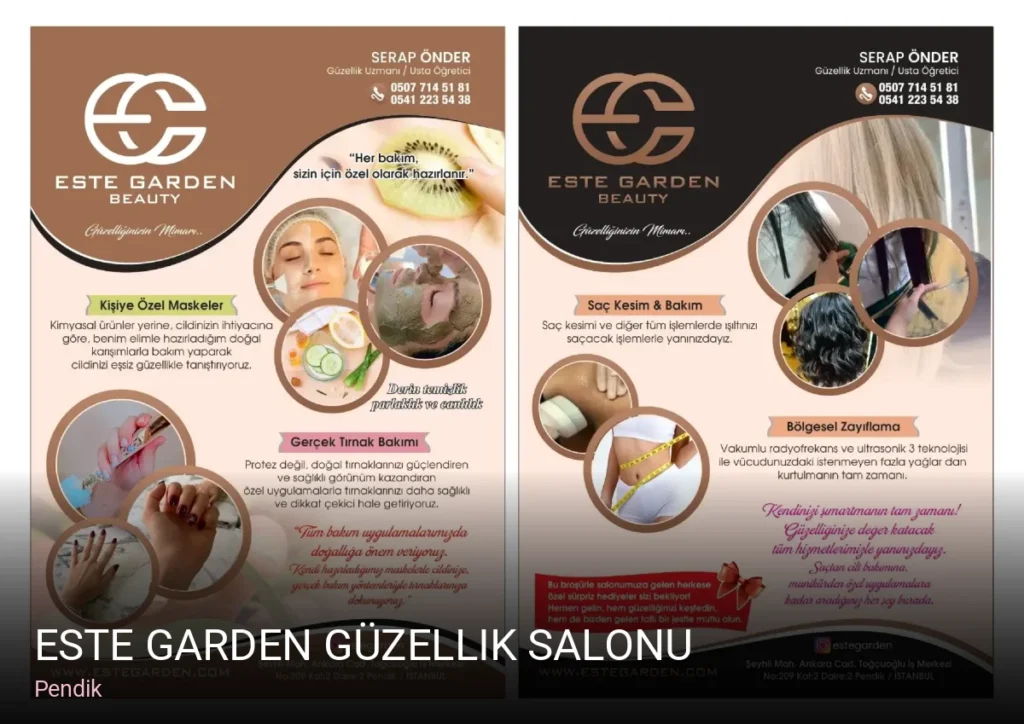 Pendik Este Garden Güzellik Salonu — Manikür, Pedikür, Cilt Bakımı