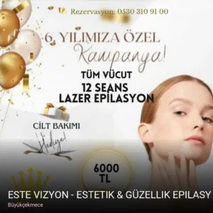 Büyükçekmece Este Vizyon - Estetik & Güzellik Epilasyon Batık Tedavisi Lazer Cilt Bakımları Akne Sivilce İzleri Çatlak Selülit Zayıflama 3D Microbloding Kalıcı Makyaj — Cilt Bakımı