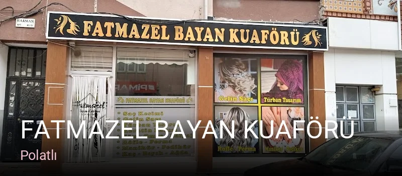 Polatlı FATMAZEL BAYAN KUAFÖRÜ — Saç Bakımı, Keratin