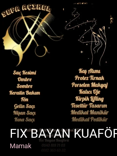 Mamak Fix Bayan Kuaförü — Saç Bakımı, Keratin