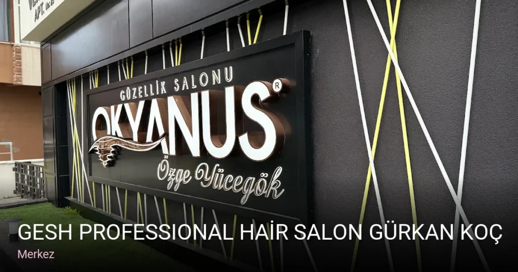 Merkez GESH PROFESSIONAL HAİR SALON Gürkan Koç & Semra Koç Hair Desingner Make Up Artist — Manikür, Pedikür, Cilt Bakımı