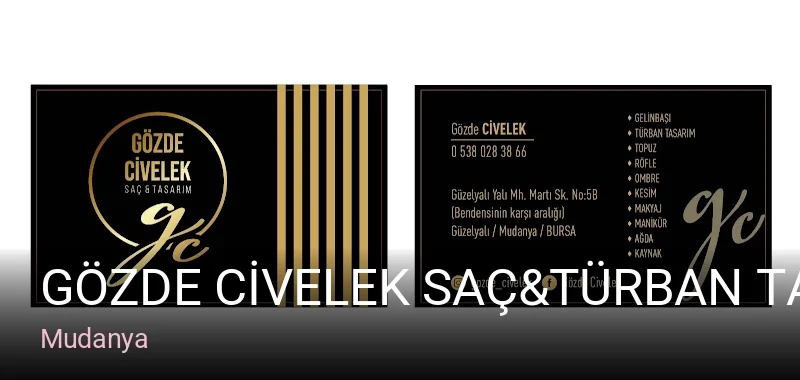 Mudanya Gözde CİVELEK Saç&Türban Tasarım — Saç Bakımı, Keratin