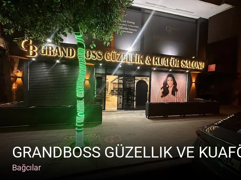 Bağcılar Grandboss güzellik ve kuaför salonu — Manikür, Pedikür, Cilt Bakımı