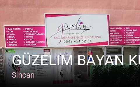 Sincan Güzelim Bayan Kuaförü ve Güzellik salonu — Saç Bakımı, Keratin, Manikür