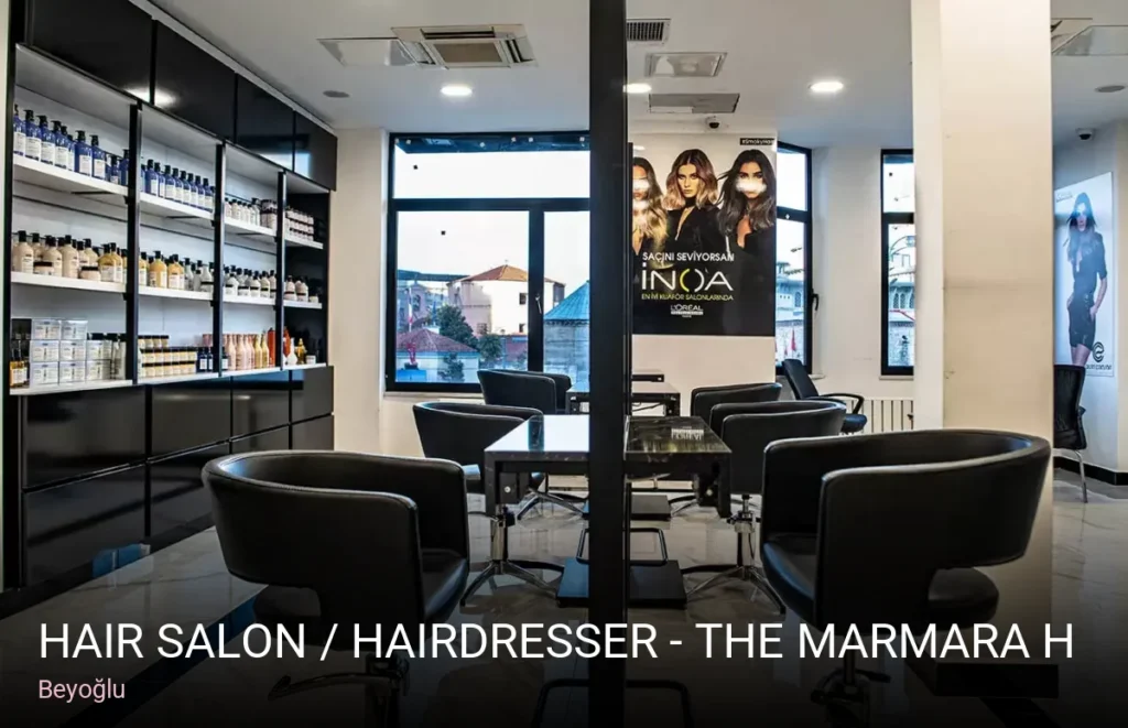 Beyoğlu Hair Salon / Hairdresser - The Marmara Hotel Taksim — Manikür, Pedikür, Cilt Bakımı