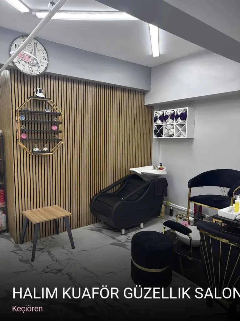 Keçiören Halim Kuaför Güzellik Salonu — Saç Bakımı, Keratin, Manikür