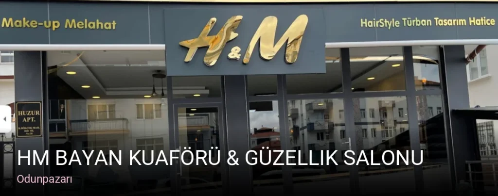 Odunpazarı HM Bayan Kuaförü & Güzellik Salonu — Saç Bakımı, Keratin, Manikür