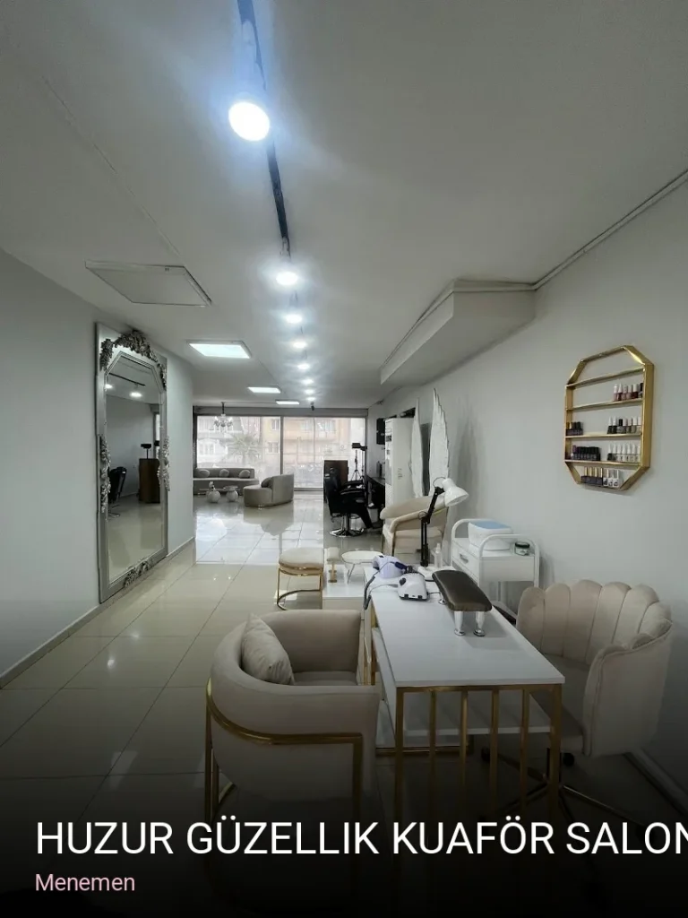 Menemen Huzur güzellik kuaför salonu — Manikür, Pedikür, Cilt Bakımı