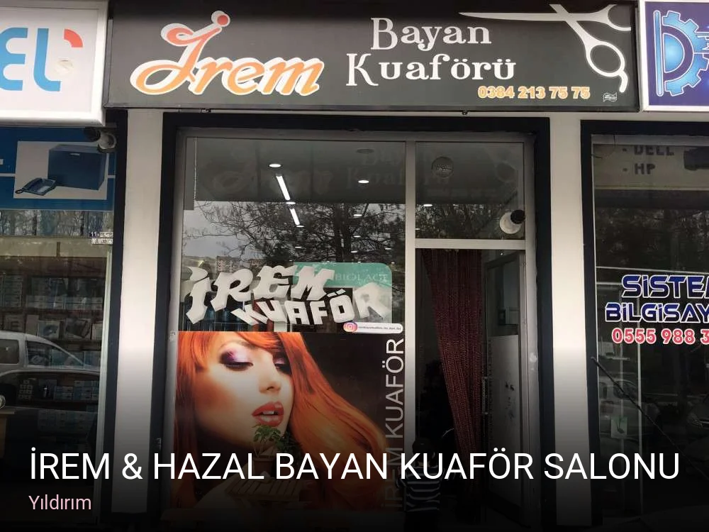 Yıldırım İrem & Hazal Bayan Kuaför Salonu — Manikür, Pedikür, Cilt Bakımı