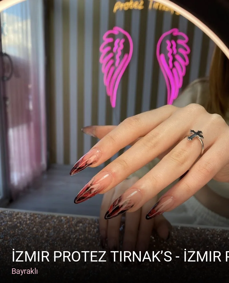 Bayraklı İzmir Protez Tırnak’s - İzmir Protez Tırnak Salonu - Jel Tırnak - Kalıcı Oje - Nail Art — Manikür, Pedikür, Protez T