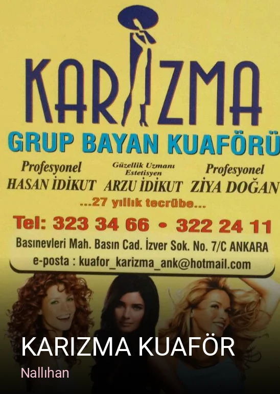 Nallıhan Karizma kuaför — Saç Bakımı, Keratin