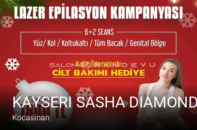 Kocasinan Kayseri Sasha Diamond Güzellik Merkezi — Manikür, Pedikür, Cilt Bakımı