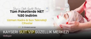 Melikgazi Kayseri Suit Vip Güzellik Merkezi — Cilt Bakımı