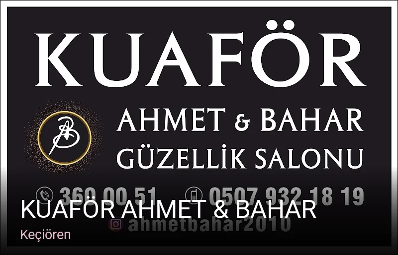 Keçiören Kuaför Ahmet & Bahar — Saç Bakımı, Keratin