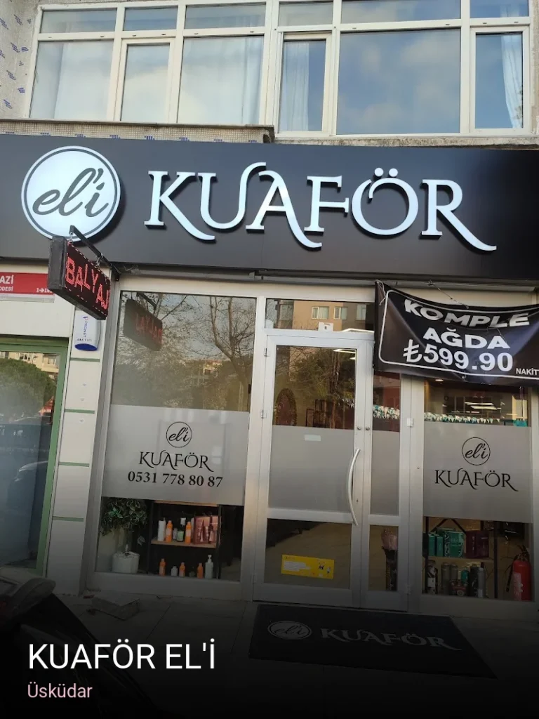 Üsküdar KUAFÖR EL'İ — Manikür, Pedikür, Cilt Bakımı