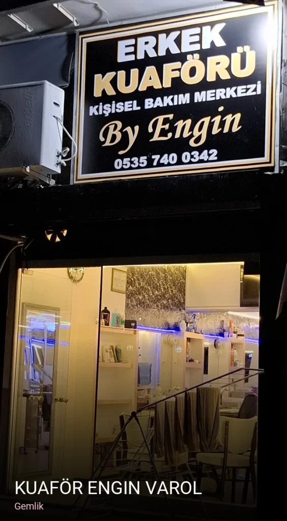 Gemlik Kuaför Engin Varol — Manikür, Pedikür, Cilt Bakımı