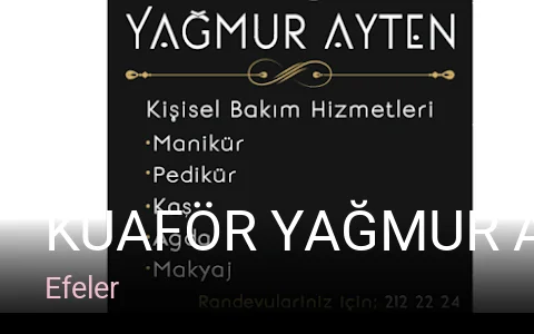 Efeler Kuaför Yağmur Ayten — Saç Bakımı, Keratin