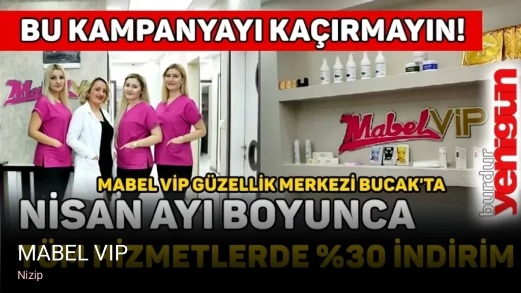 Nizip Mabel Vip — Manikür, Pedikür, Cilt Bakımı