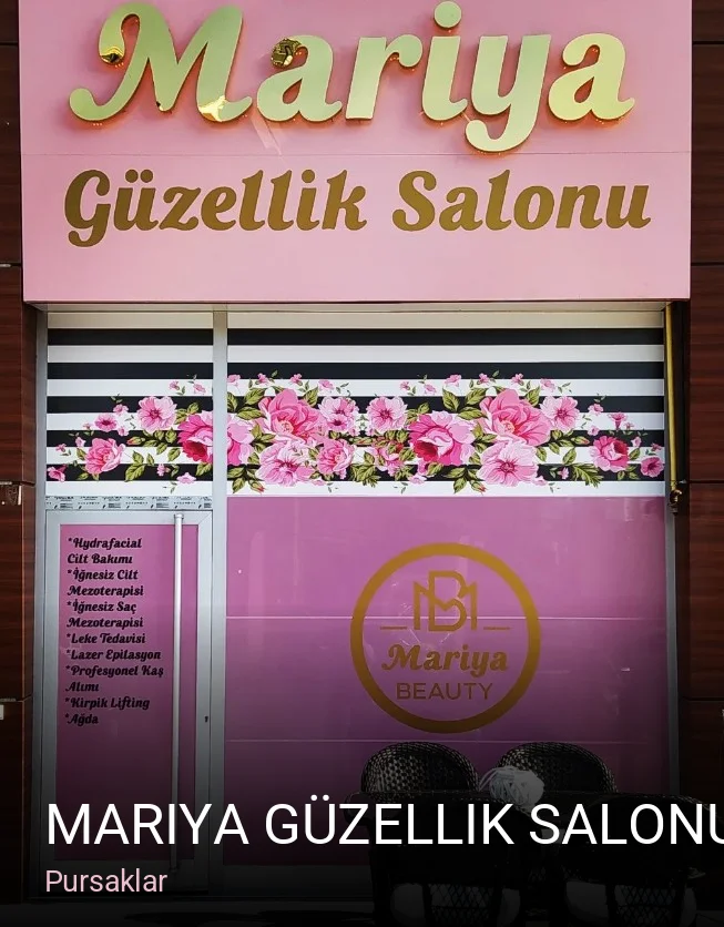 Pursaklar Mariya Güzellik Salonu — Manikür, Pedikür, Cilt Bakımı