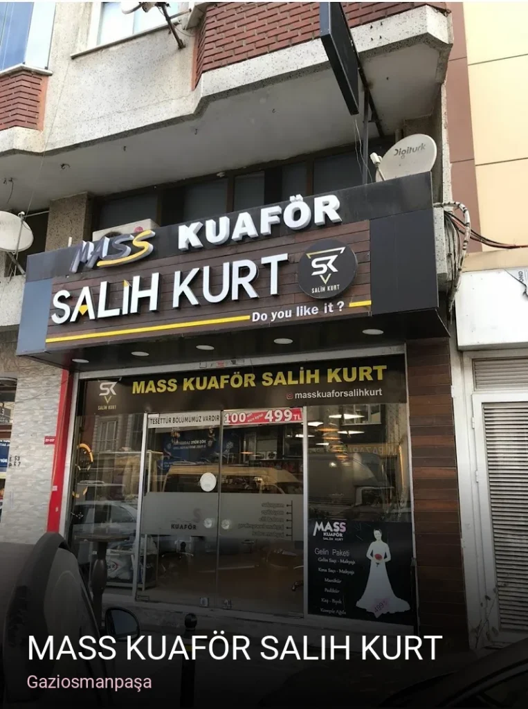Gaziosmanpaşa Mass Kuaför Salih Kurt — Saç Bakımı, Keratin