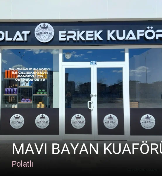 Polatlı Mavi Bayan Kuaförü — Manikür, Pedikür, Cilt Bakımı