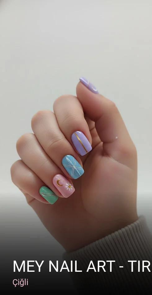 Çiğli Mey Nail Art - Tırnak Sanatı Stüdyosu — Manikür, Pedikür, Cilt Bakımı