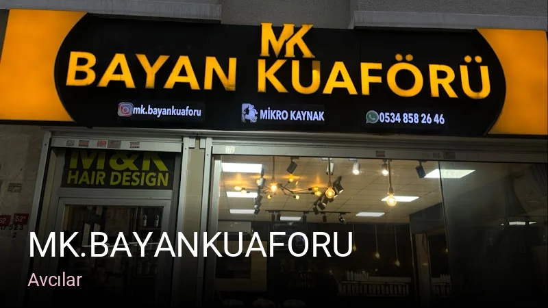 Avcılar mk.bayankuaforu — Manikür, Cilt Bakımı, Kirpik Lifting