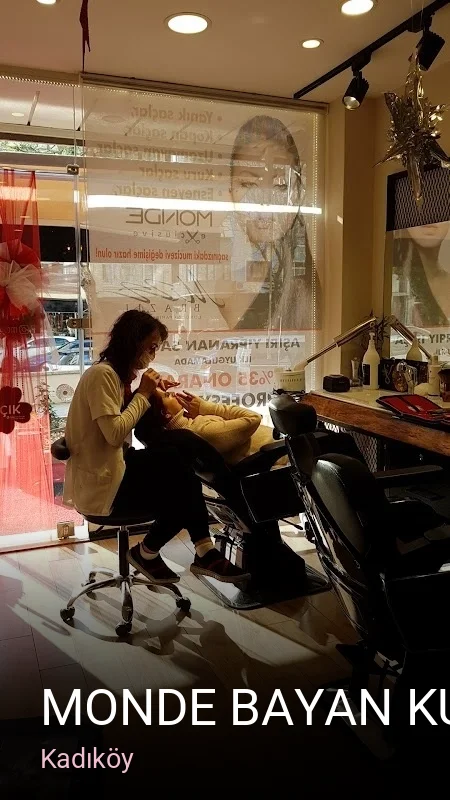 Kadıköy MONDE Bayan Kuaför, Bakım ve Güzellik Salonu — Manikür, Pedikür, Cilt Bakımı
